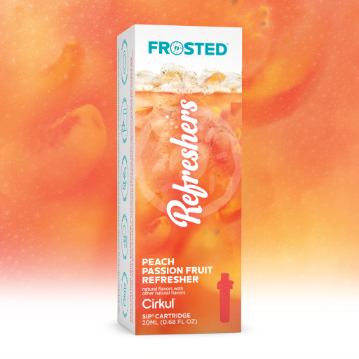 Frosted Peach Passion Fruit Refresher - W9E6J