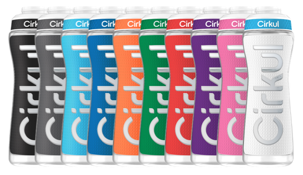 22oz. Grip Squeeze Plastic Bottle & Sport Lid - PUUJC