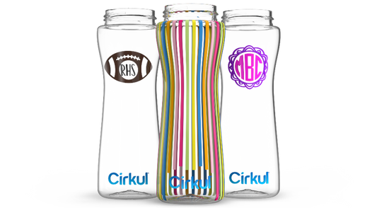 Custom 22oz. Plastic Bottle & Comfort Grip Lid - AUKFB