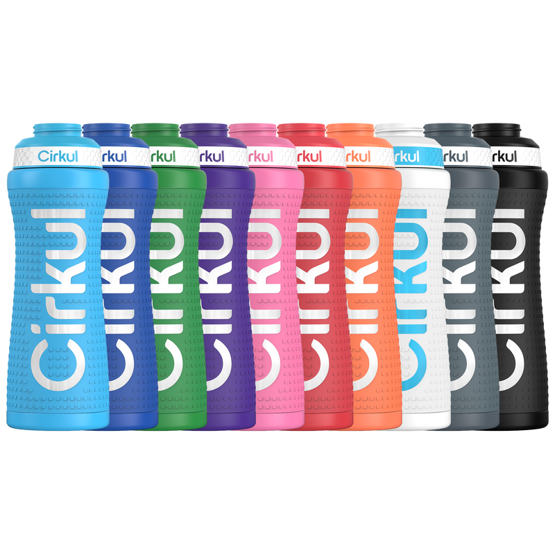 22oz. Grip Stainless Steel Bottle & Sport Lid - NVXMV