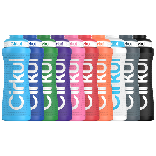 22oz. Grip Stainless Steel Bottle & Sport Lid - NVXMV