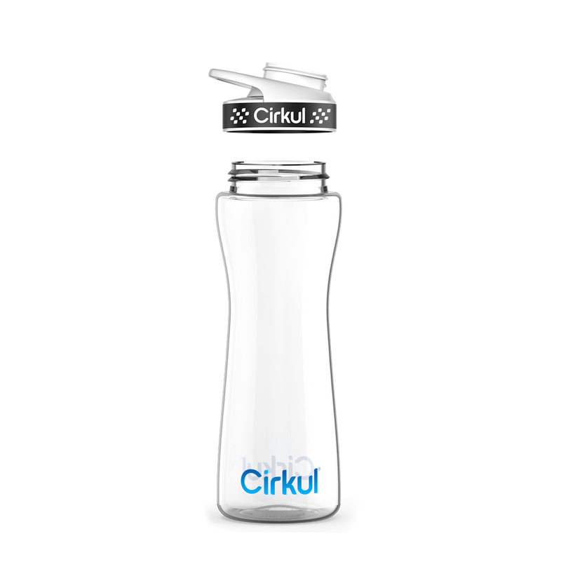 22oz. Plastic Bottle & Comfort Grip Lid - 4M1OU