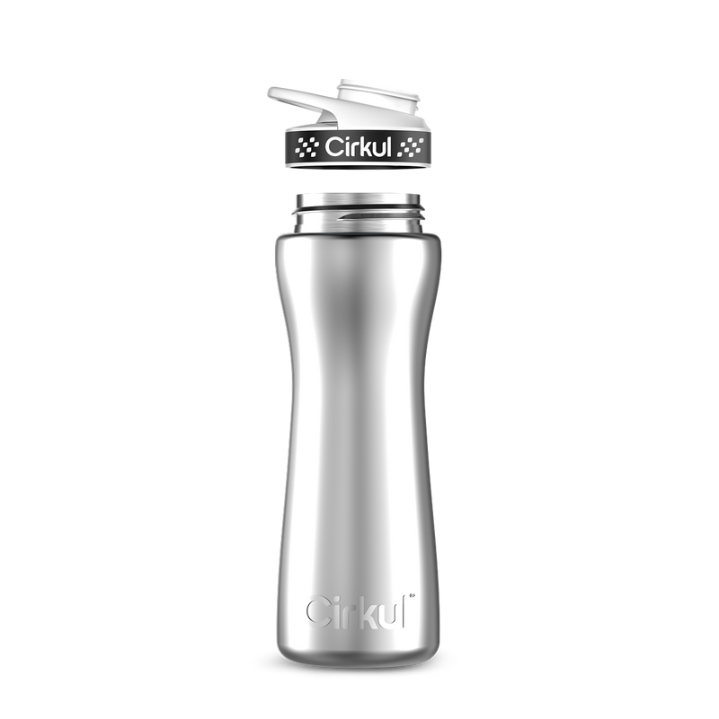 22oz. Stainless Steel Bottle & Comfort Grip Lid - 1GCRV