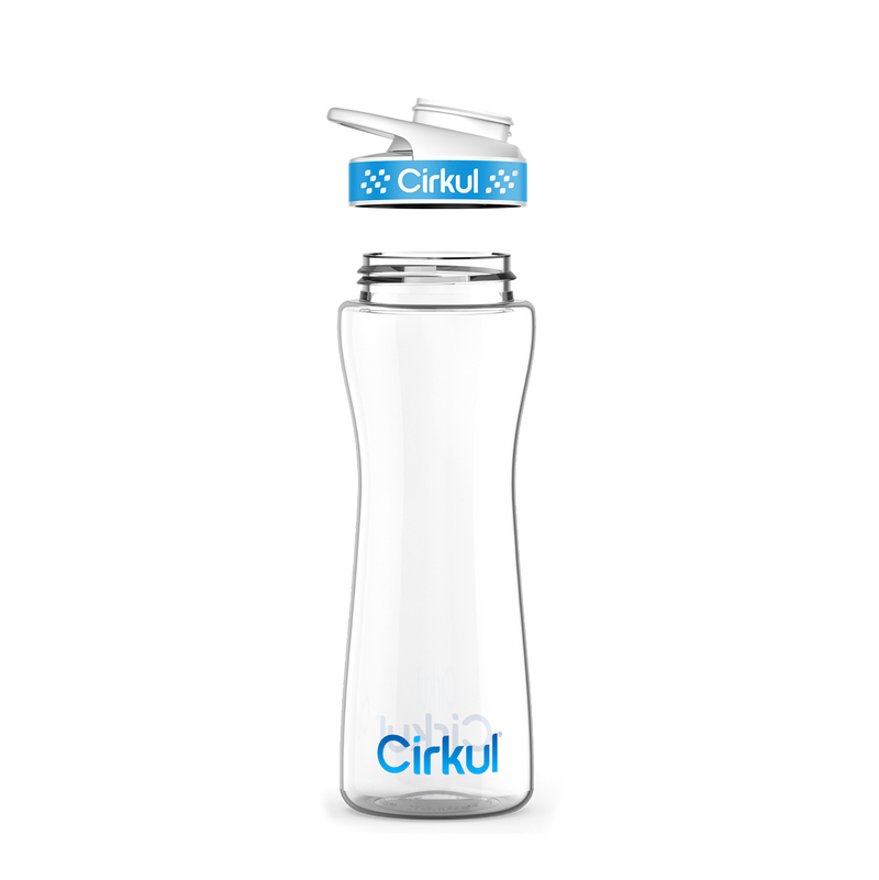22oz. Plastic Bottle & Comfort Grip Lid - 4M1OU
