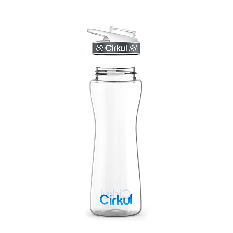 22oz. Plastic Bottle & Comfort Grip Lid - 4M1OU