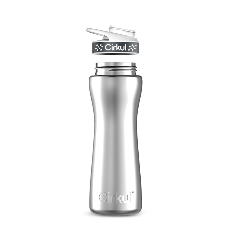 22oz. Stainless Steel Bottle & Comfort Grip Lid - 1GCRV