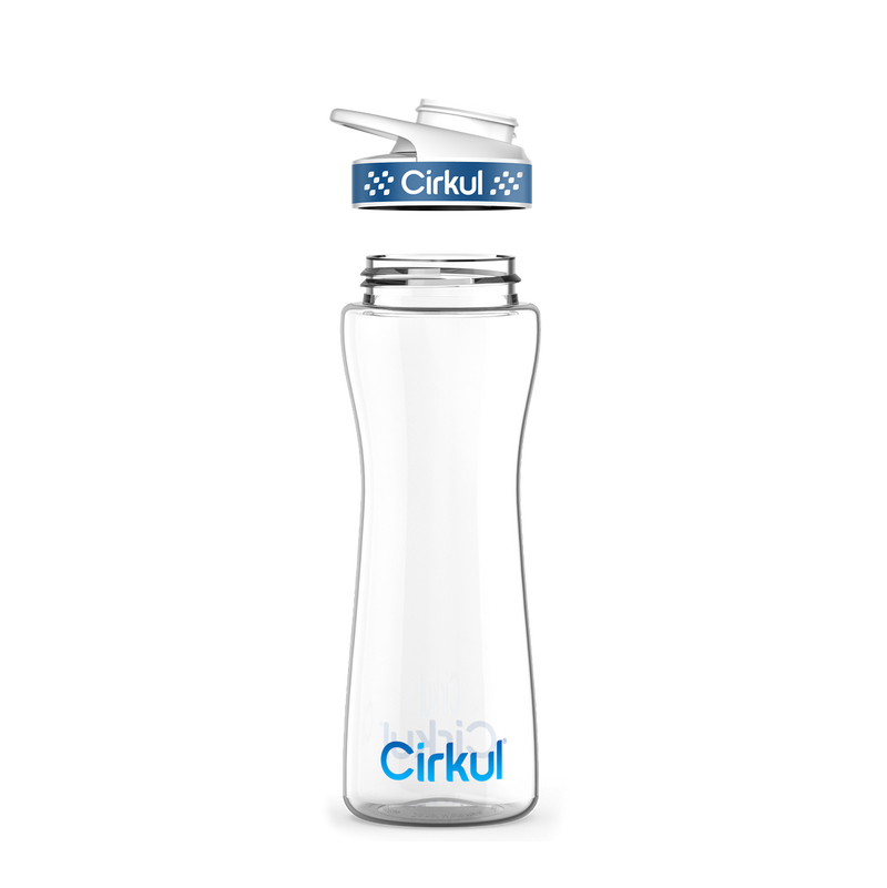 22oz. Plastic Bottle & Comfort Grip Lid - 4M1OU