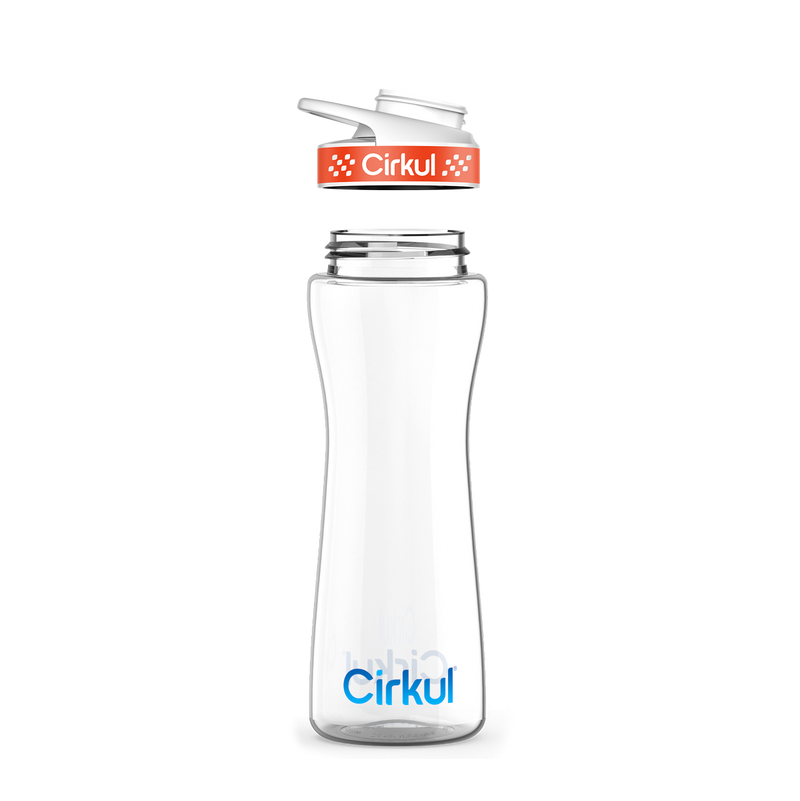 22oz. Plastic Bottle & Comfort Grip Lid - 4M1OU