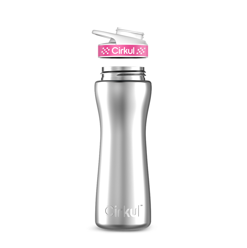 22oz. Stainless Steel Bottle & Comfort Grip Lid - 1GCRV