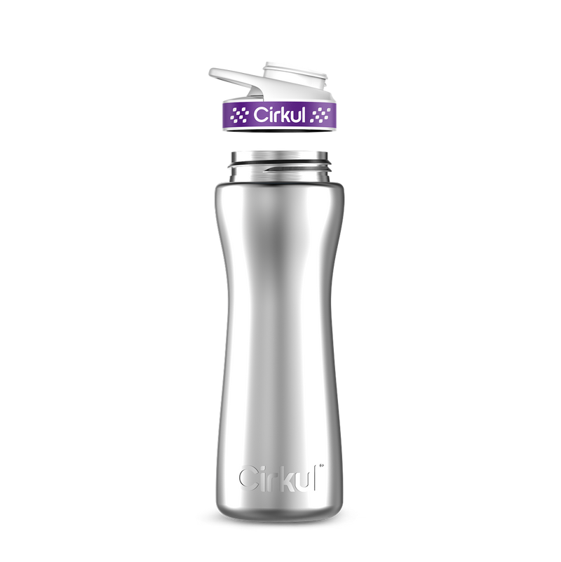 22oz. Stainless Steel Bottle & Comfort Grip Lid - 1GCRV