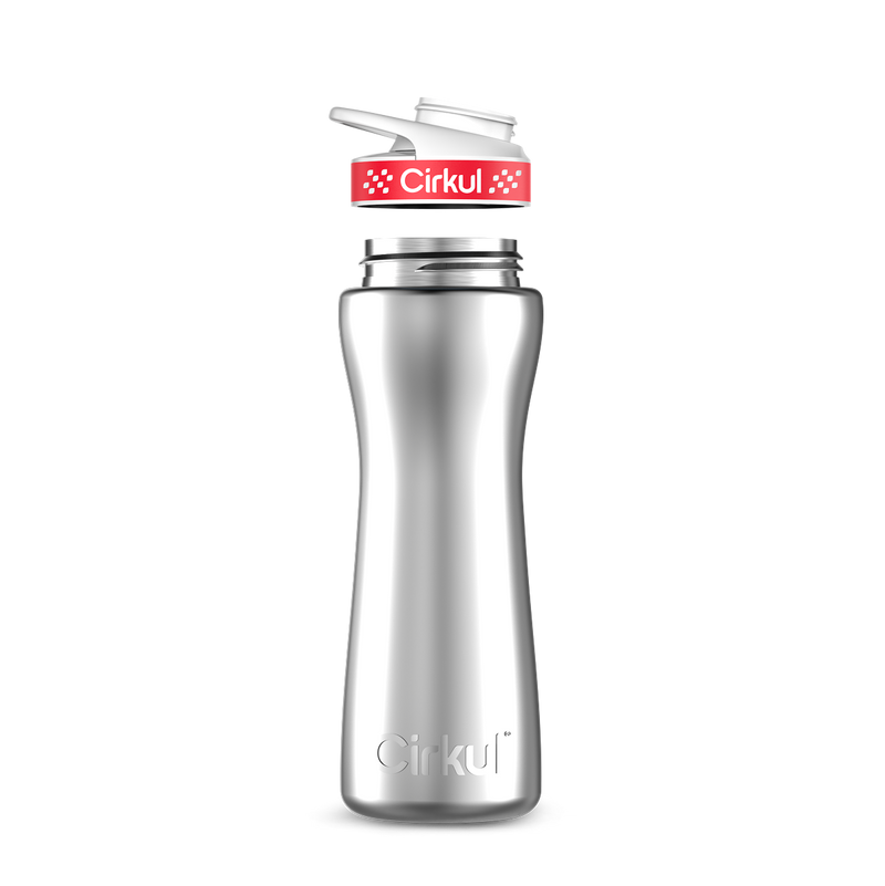 22oz. Stainless Steel Bottle & Comfort Grip Lid - 1GCRV