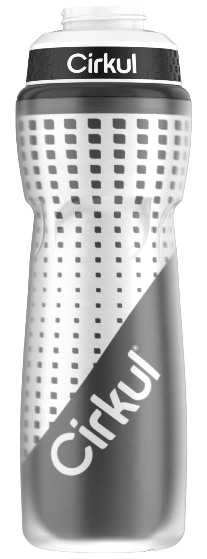 22oz. Insulated Squeeze Plastic Bottle & Sport Lid - FBCM6