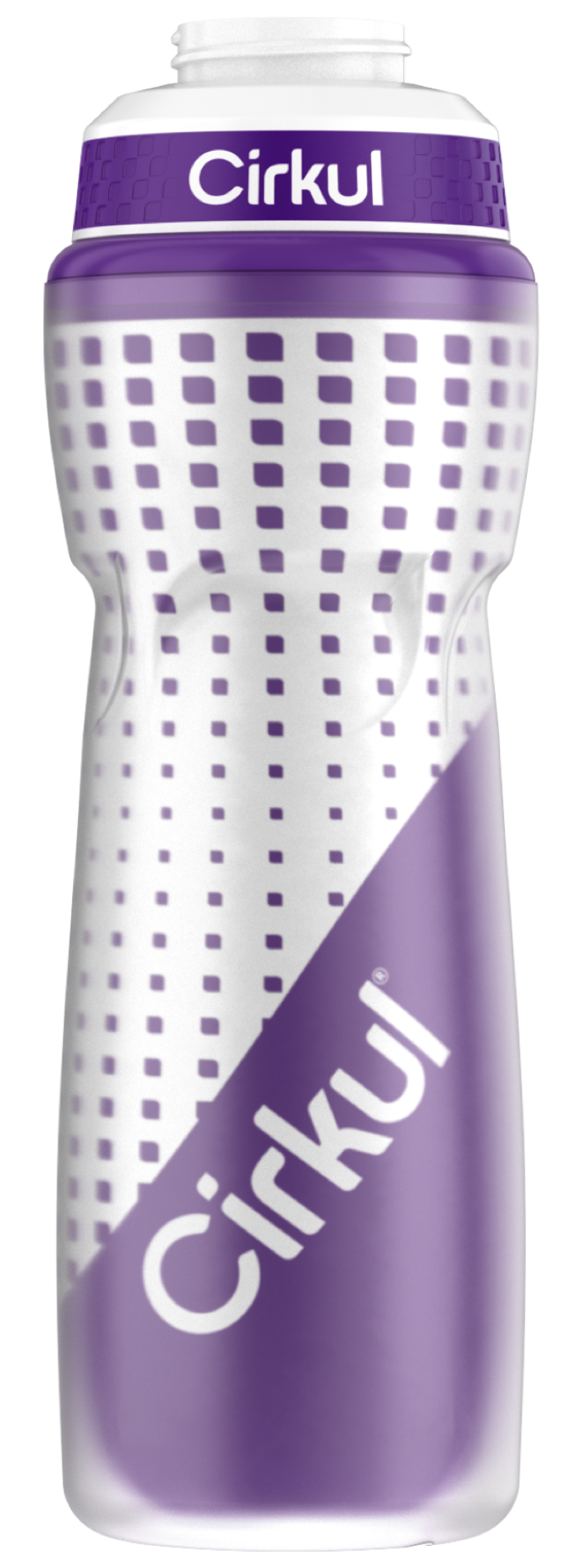 22oz. Insulated Squeeze Plastic Bottle & Sport Lid - FBCM6