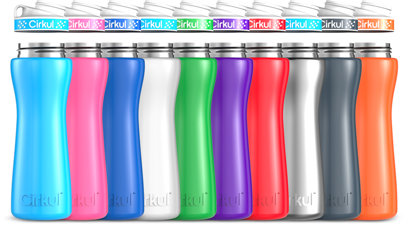Custom 22oz. Stainless Steel Bottle & Comfort Grip Lid - 1TP9T