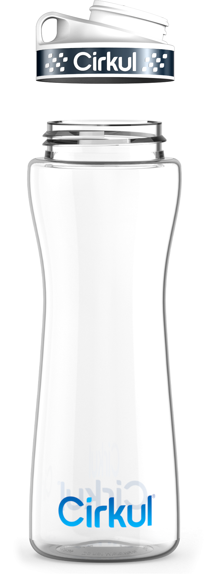 Custom 22oz. Plastic Bottle & Comfort Grip Lid - AUKFB
