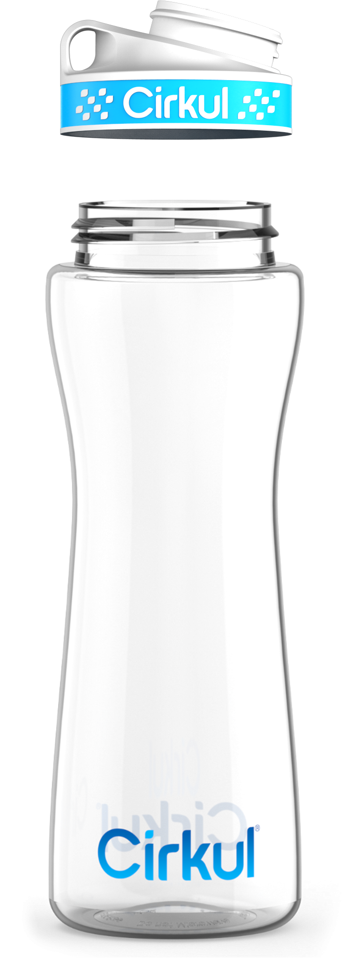 Custom 22oz. Plastic Bottle & Comfort Grip Lid - AUKFB