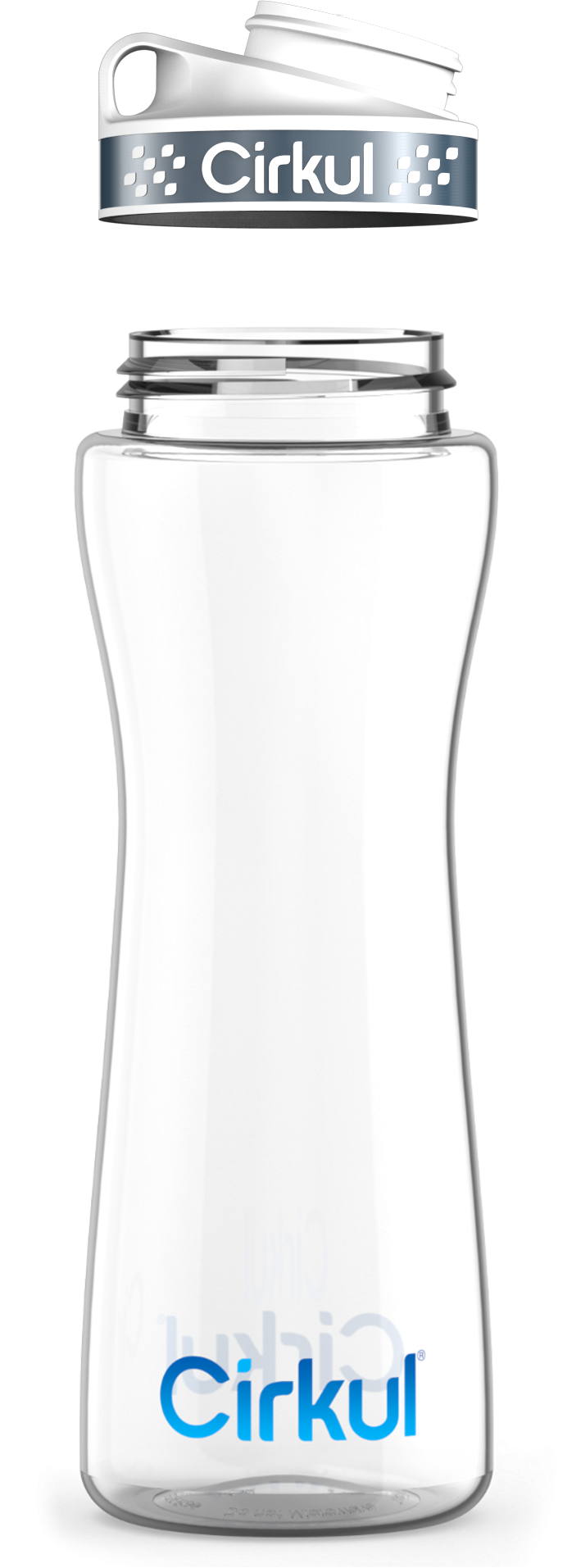Custom 22oz. Plastic Bottle & Comfort Grip Lid - AUKFB