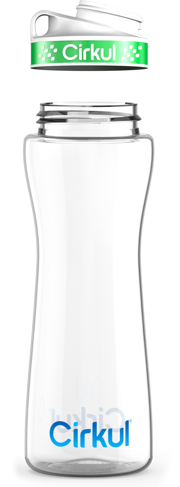 Custom 22oz. Plastic Bottle & Comfort Grip Lid - AUKFB