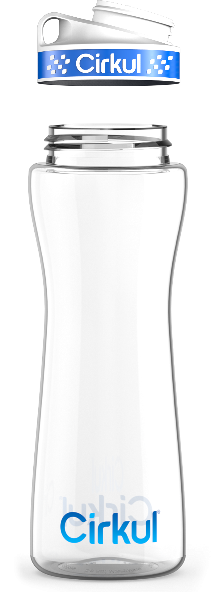 Custom 22oz. Plastic Bottle & Comfort Grip Lid - AUKFB