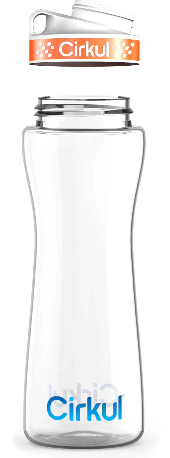Custom 22oz. Plastic Bottle & Comfort Grip Lid - AUKFB