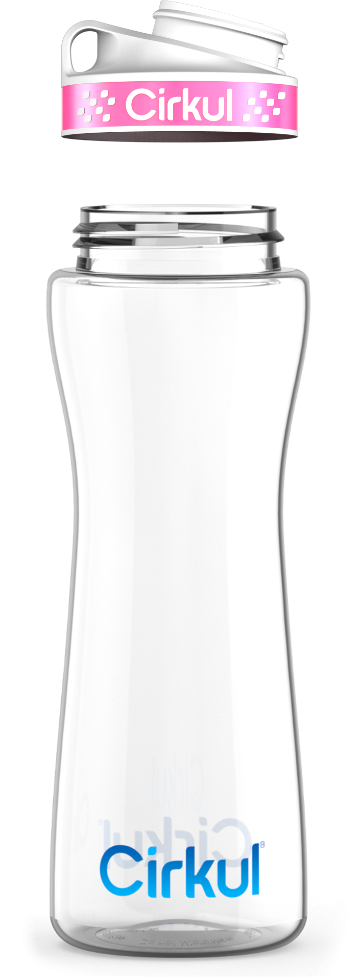 Custom 22oz. Plastic Bottle & Comfort Grip Lid - AUKFB