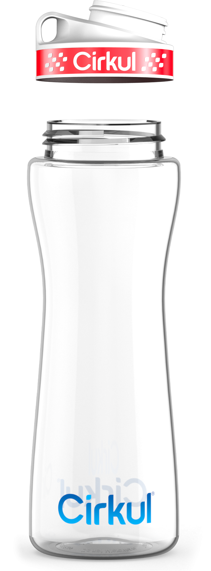 Custom 22oz. Plastic Bottle & Comfort Grip Lid - AUKFB