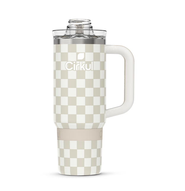 Limited Edition: 30oz. Taupe Tartan Travel StrawSip™ Tumbler - H03QU