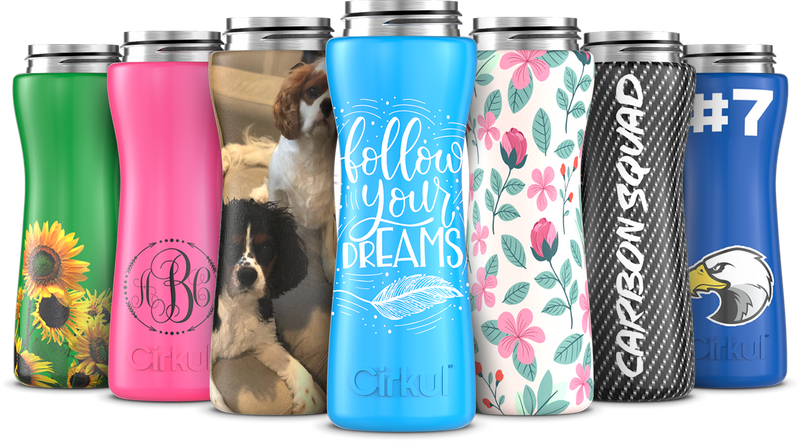 Custom 22oz. Stainless Steel Bottle & Comfort Grip Lid - 1TP9T
